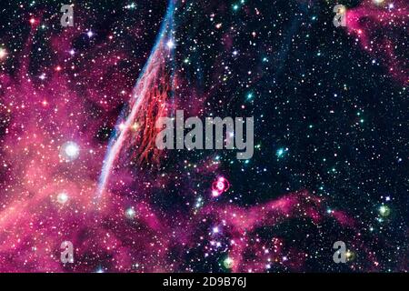 Espace profond. Rendu exceptionnel de la science-fiction. Éléments de cette image fournis par la NASA. Banque D'Images