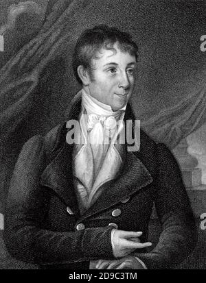 CHARLES BROCKDEN BROWN (1771-1810) romancier et journaliste américain Banque D'Images