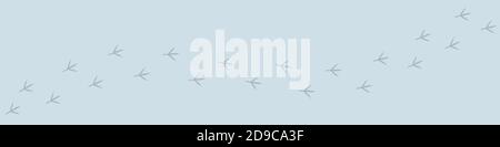 Piste de neige de poulet Illustration de Vecteur