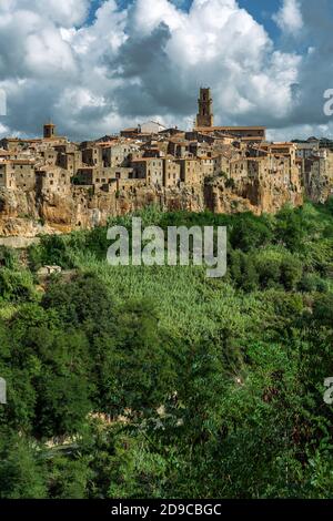 Pitigliano est une ville splendide dans la région de Tufo en Maremme. Pitigliano, Grosseto, Toscane, Italie, Europe Banque D'Images