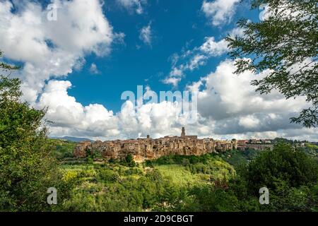 Pitigliano est une ville splendide dans la région de Tufo en Maremme. Pitigliano, Grosseto, Toscane, Italie, Europe Banque D'Images