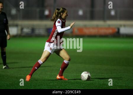 Dartford, Royaume-Uni. 1er novembre 2020. Kim Little (Arsenal) contrôle le ballon lors du match de la Super League Cup de la FA féminine entre London City et Arsenal à Princes Park à Dartford. FEDERICO GUERRA MARANESI/SPP crédit: SPP Sport Press photo. /Alamy Live News Banque D'Images