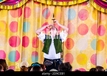 Festival de la Renaissance de l'Arizona et marché artisanal, Swallower Banque D'Images