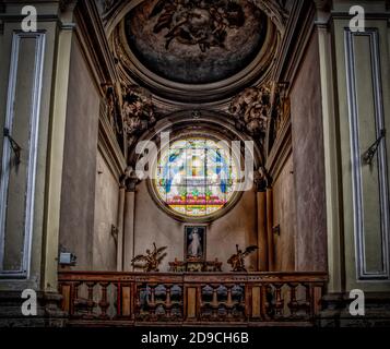 Photo de l'intérieur de l'église de la Transfiguration Shibli Israël Banque D'Images