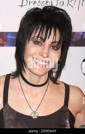 Joan Jett participe à « Mad for Scotland », le huitième spectacle annuel de mode de la charité Kilt au M2 Ultra Lounge de New York le 5 avril 2010. Crédit photo : Henry McGee/MediaPunch Banque D'Images