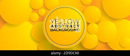ligne abstraite design fond dégradé couleur jaune style radial Illustration de Vecteur
