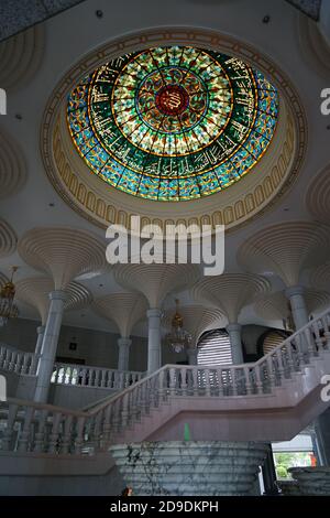 Jamie Brunei dôme à l'intérieur d'une mosquée Banque D'Images