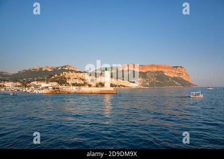 Géographie / Voyage, France, cassis, vue sur le Cap Canaille, Provence, massif des Calanques, droits-supplémentaires-dégagement-Info-non-disponible Banque D'Images