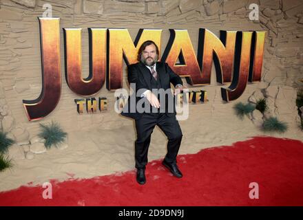 05 décembre 2019 - Londres, Angleterre, Royaume-Uni - Jumanji: The Next Level UK Premiere, Odeon BFI Imax - Red Carpet arrivées photos: Jack Black Banque D'Images