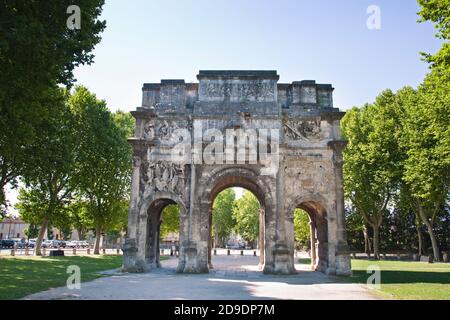 Géographie / Voyage, France, Orange, Arche de la ville fondatrice, Provence, Additional-Rights-Clearance-Info-non-disponible Banque D'Images