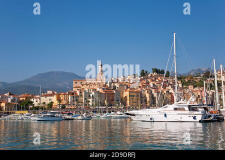 Géographie / Voyage, France, Menton, vue à Menton, Côte d'Azur, droits-supplémentaires-déstockage-Info-non-disponible Banque D'Images