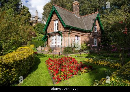 The Gardener's Cottage in West Princes Street Gardens, Édimbourg, Écosse, Royaume-Uni Banque D'Images