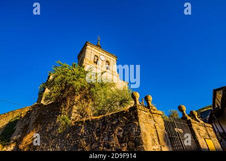 Église de San Nicolás de Bari. Molinaseca, El Bierzo, Leon, Castille et Leon, Espagne, Europe Banque D'Images