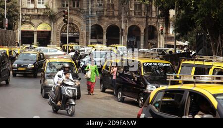 Scène de rue - Mumbai, Inde Banque D'Images