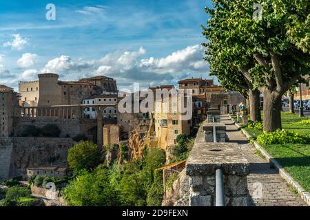 Pitigliano est une ville splendide dans la région de Tufo en Maremme. Pitigliano, Grosseto, Toscane, Italie, Europe Banque D'Images