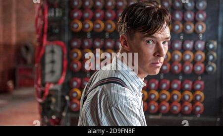 Le jeu d'IMITATION 2014 Weinstein Company film avec Benedict Cumberbatch comme Alan Turing Banque D'Images