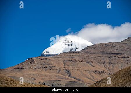 --FILE--Mont Kailash à Taqin, canton de Baga, comté de Burang, préfecture de Ngari, région autonome du Tibet du sud-ouest de la Chine, 27 septembre 2020. *** Loca Banque D'Images