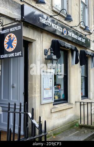 Thirsty Meeples boutique de jeux de société et café sur gay Street Bath Somerset Royaume-Uni Banque D'Images