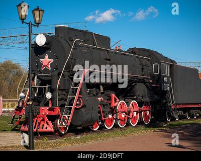 Vieille locomotive Banque D'Images