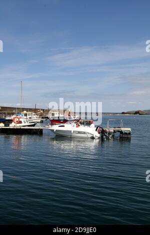 Maidens Harbour, Maidens Village, South Ayrshire, Écosse, Royaume-Uni le port pittoresque se trouve sur la côte ouest de l'Écosse, dans le Firth of Clyde Banque D'Images