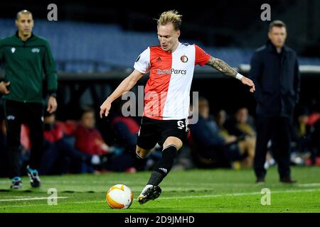 Rotterdam, pays-Bas. 5 novembre 2020. Mark Diemers de Feyenoord lors de l'UEFA Europa League, Group Stage, Group K football Match entre Feyenoord et CSKA Moskva le 5 novembre 2020 au stade de Kuip à Rotterdam, aux pays-Bas - photo Yannick Verhoeven/Orange Pictures/DPPI/LM crédit: Paola Benini/Alay Live News Banque D'Images