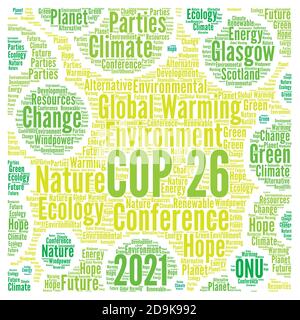 COP 26 à Glasgow, en Écosse Banque D'Images