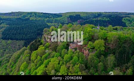 Klause avec chapelle funéraire pour Johann von Luxembourg dans le district de Kastel, Kastel-Staadt, Rhénanie-Palatinat, Allemagne, Rhénanie-Palatinat, Allemagne Banque D'Images