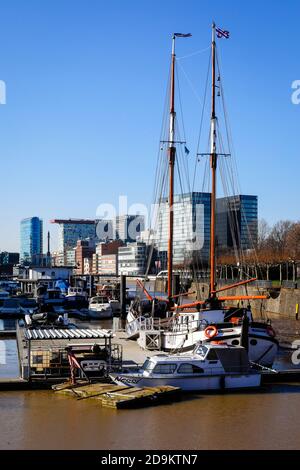 Medienhafen, Düsseldorf, Rhénanie-du-Nord-Westphalie, Allemagne Banque D'Images