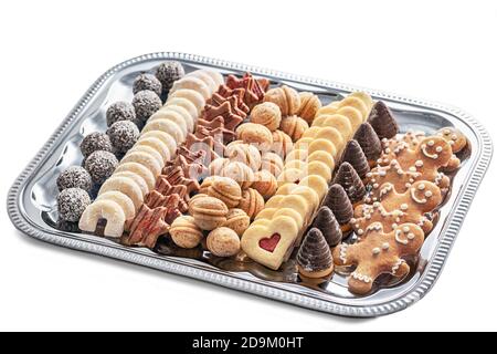 biscuits de noël traditionnels tchèques faits maison Banque D'Images