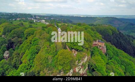 Klause avec chapelle funéraire pour Johann von Luxembourg dans le district de Kastel, Kastel-Staadt, Rhénanie-Palatinat, Allemagne, Rhénanie-Palatinat, Allemagne Banque D'Images