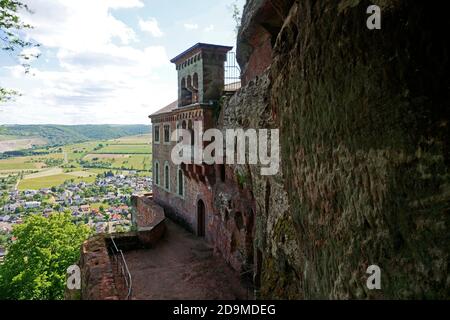 Chapelle funéraire sur la Klause, Kastel-Staadt, vallée de Saar, Rhénanie-Palatinat, Allemagne Banque D'Images