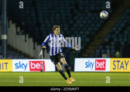 Adam Reach (11) de Sheffield mercredi en action pendant le jeu Banque D'Images