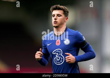 BURNLEY, ANGLETERRE. 31 OCTOBRE Mason Mount de Chelsea pendant le match de la Premier League entre Burnley et Chelsea à Turf Moor, Burnley, le samedi 31 octobre 2020. (Crédit : Tim Markland | INFORMATIONS MI) Banque D'Images