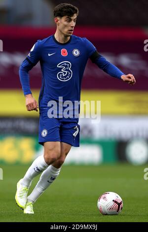 BURNLEY, ANGLETERRE. LE 31 OCTOBRE Kai Havertz de Chelsea en action pendant le match de la Premier League entre Burnley et Chelsea à Turf Moor, Burnley, le samedi 31 octobre 2020. (Crédit : Tim Markland | INFORMATIONS MI) Banque D'Images