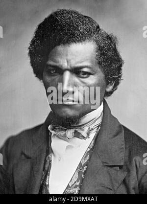 Frederick Douglass (1818-1895) par Samuel J. Miller, daguerrotype, c.1847-52. Banque D'Images