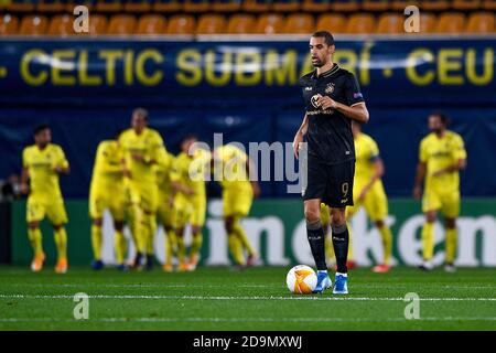 VILLARREAL, ESPAGNE - NOVEMBRE 05 : Nick Blackman de Maccabi tel-Aviv lors du match de l'UEFA Europa League entre Villareal CF et Maccabi tel-Aviv à l'Estadio de la Ceramica le 05 novembre 2020 à Villarreal, Espagne. (Photo de Pablo MoranoOrange Pictures) Banque D'Images