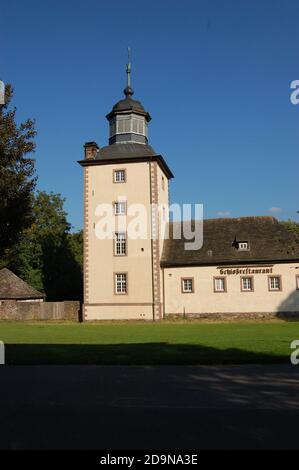Château et Abbaye de Corvey à Höxter, Allemagne Banque D'Images