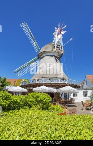 Inselmühle sur l'île de Norderney, Frise orientale, Basse-Saxe, Allemagne du Nord, Allemagne, Europe Banque D'Images