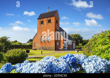 Friesenkapelle à Wenningstedt, Ile de Sylt, Frise du Nord, Schleswig-Holstein, Allemagne du Nord, Allemagne, Europe Banque D'Images