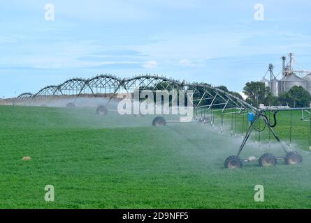 Système d'irrigation agricole Banque D'Images