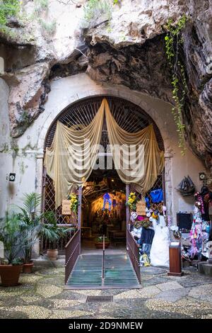 Santuario di Santa Rosalia, lieu de pèlerinage, christianisme, Palerme, Sicile, capitale, grande ville, Italie Banque D'Images