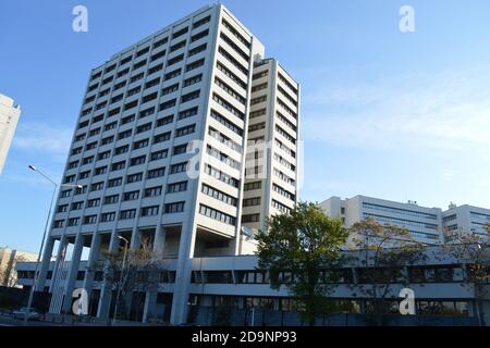 Ankara, Turquie. 7 novembre 2020. Une photo de fichier prise le 6 mai 2020 montre le siège de la banque centrale de Turquie. La Turquie déroute le gouverneur de la banque centrale Murat Uysal début novembre 7 dans un contexte de déroute dans la lire turque. L'ancien ministre des Finances, le CCNI Agbal, est nommé nouveau gouverneur. Crédit : Altan Gocher/ZUMA Wire/Alamy Live News Banque D'Images