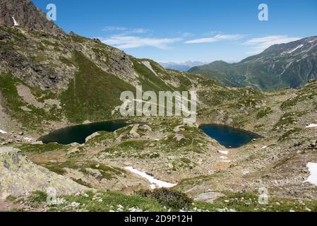 France, haute-Savoie, Alpes, Lacs des Cheserys (2100m) Banque D'Images