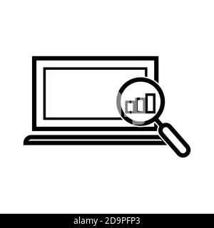 Icône Business Analyst. Flèche vers le haut. Icône Business. Vecteur de modèle de conception Illustration de Vecteur