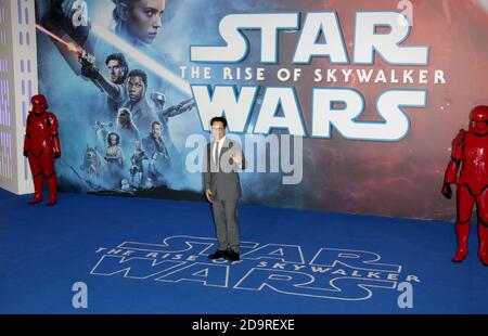 18 décembre 2019 - Londres, Angleterre, Royaume-Uni - Star Wars: The Rise of Skywalker UK Premiere, Cineworld, Leicester Square - Red Carpet arrivées spectacles de photos : JJ A Banque D'Images