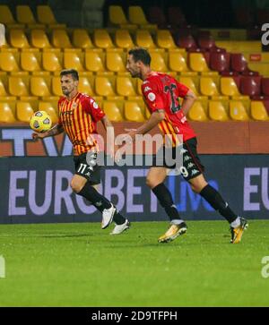 Benevento, Campanie, Italie. 7 novembre 2020. Pendant le match de football italien Serie A FC Benevento vs AC Spezia le 07 novembre 2020 au stade Vigorito à Benevento.in photo: Cristian Maggio - Benevento crédit: Fabio Sasso/ZUMA Wire/Alay Live News Banque D'Images