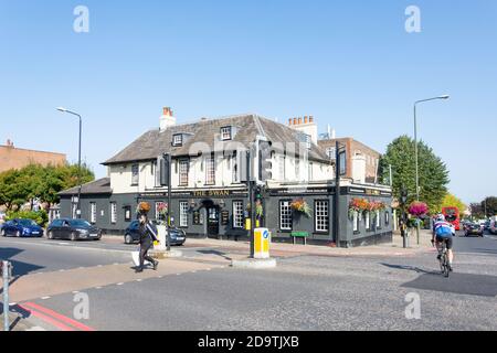 The Swan Pub, High Street, West Wickham, London Borough of Bromley, Greater London, Angleterre, Royaume-Uni Banque D'Images