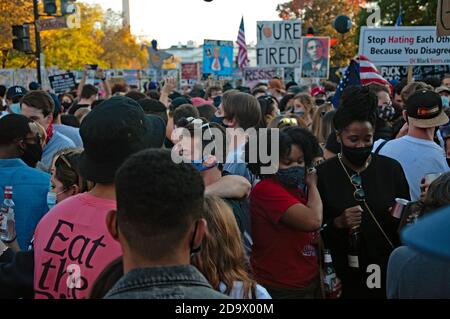 Biden Harris Celebration 7 novembre 2020 Washington D.C. Banque D'Images