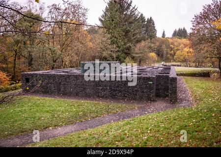 Minotaur Maze, Kielder, Northumberland, Angleterre, Royaume-Uni Banque D'Images