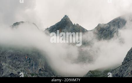 Europe Autriche glacier du Tyrol Dachstein Alpes centrales 3000 mètres de haut Banque D'Images